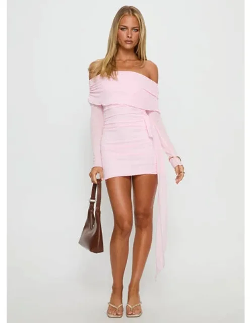 Rozalee Long Sleeve Off Shoulder Mini Dress