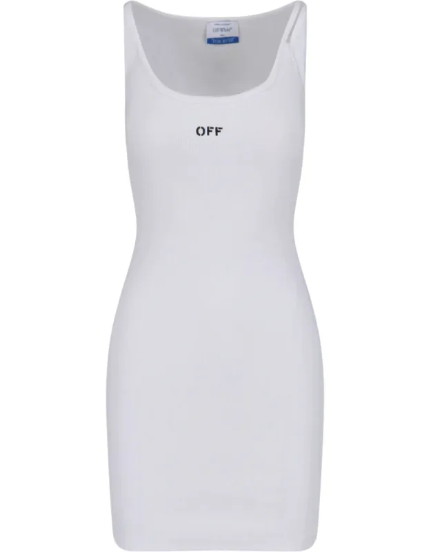 Logo Midi Dress
