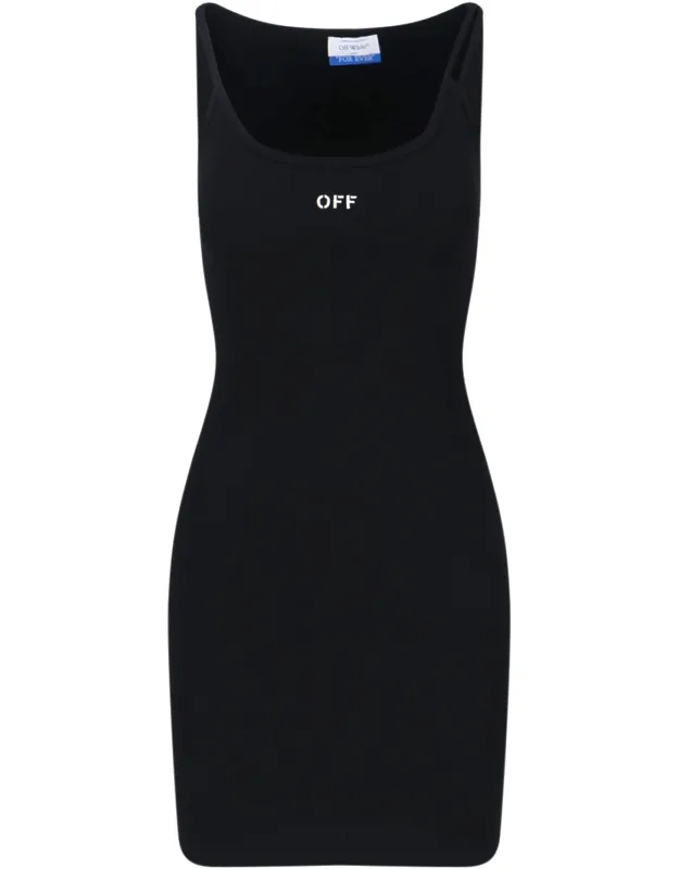 Logo Midi Dress