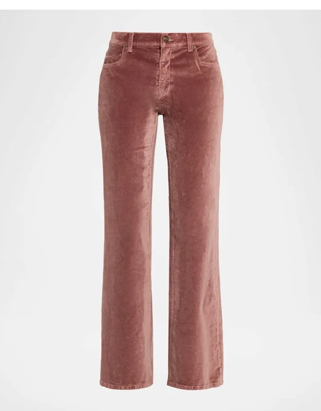 Ruby Straight-leg Stretch Cotton Pants