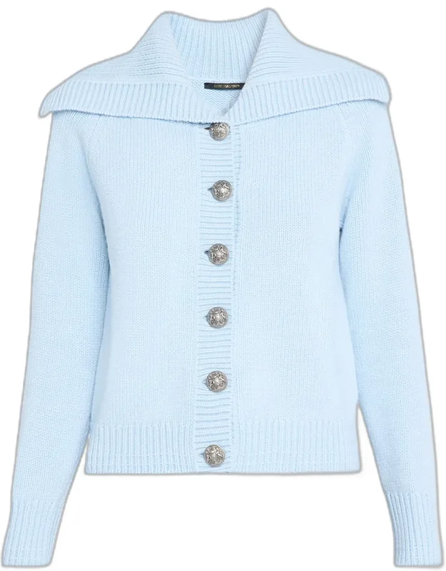 Emmet Spread-collar Knit Sweater