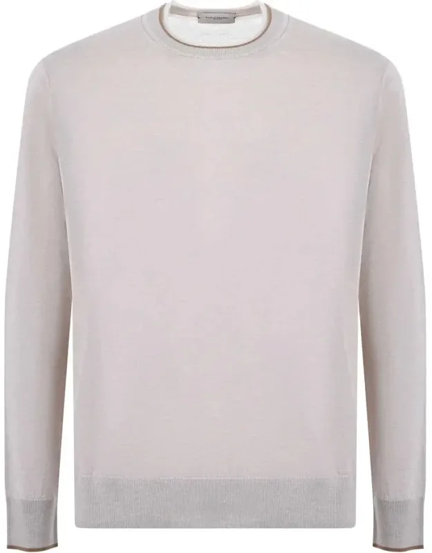 Sweater In Virgin Wool And 16 Gauge