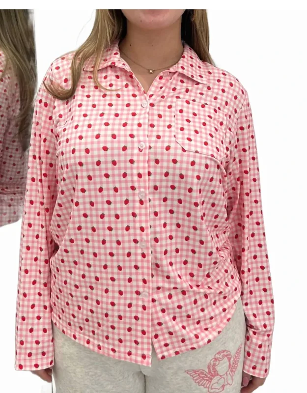 Milkshake Pajama Top