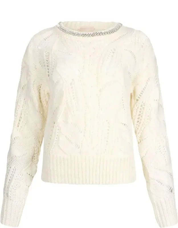 Sweater Openwork Weave