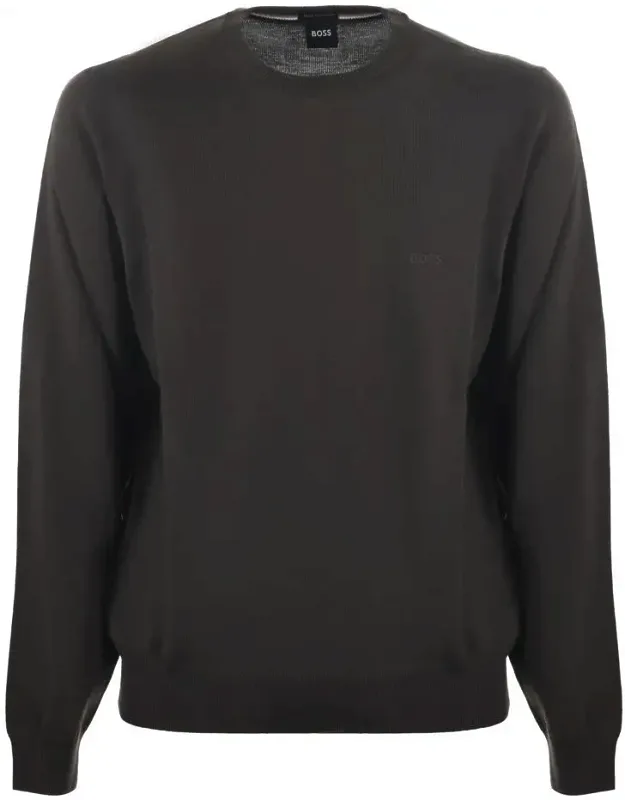 Sweater In Virgin Wool, Crew Neck, Long Sleeves