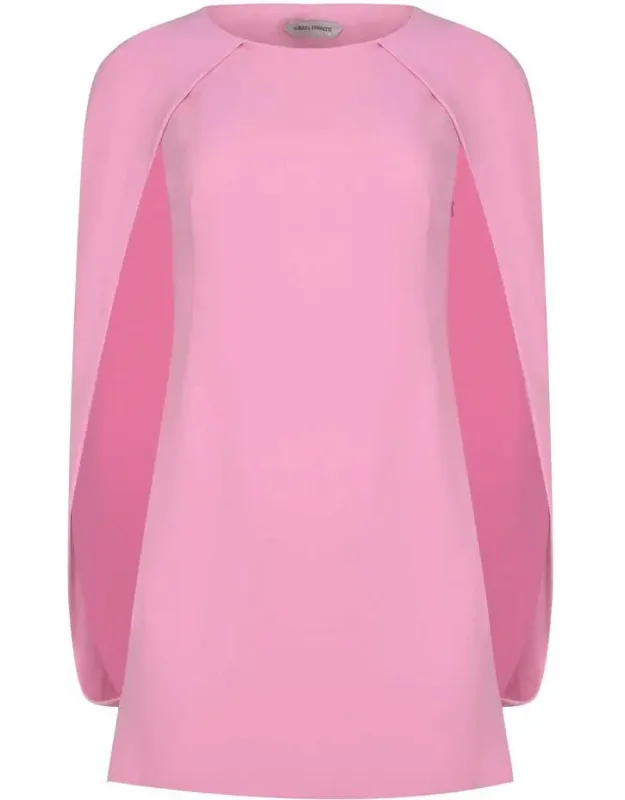 Draped Cape Dress