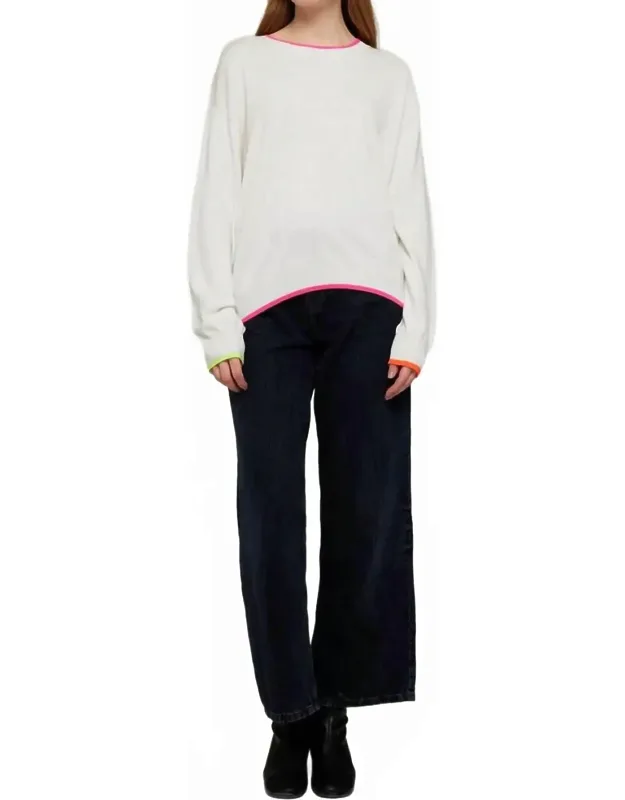 Valentina Heart Crew Sweater