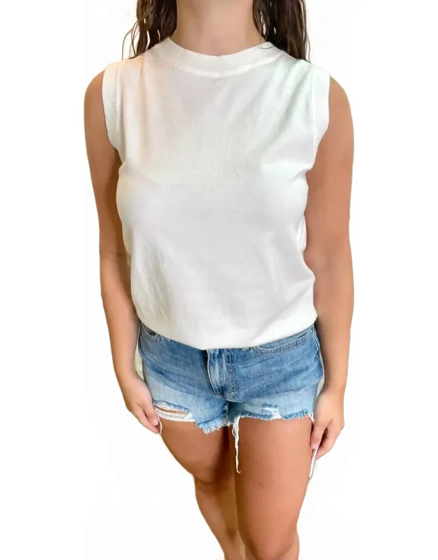 Sweater Tank Top