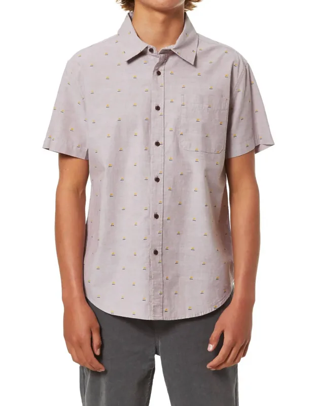 Sunset Short Sleeve Button Down Shirt