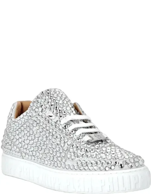 Leather Lo-top Full Stones Sneakers