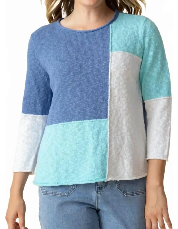 Yin Yang Color Block Pullover