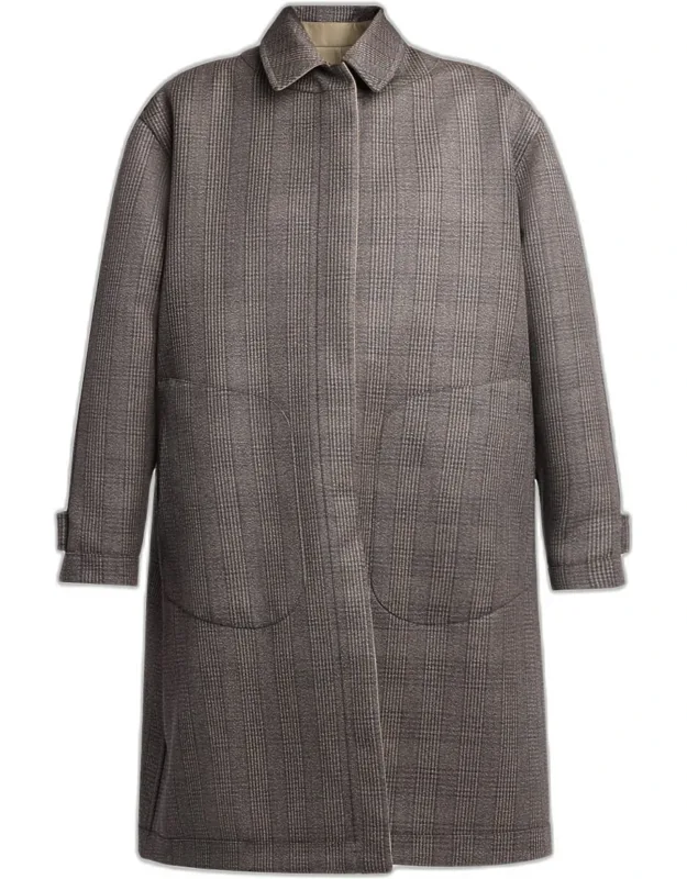 Palomar Check Reversible Coat