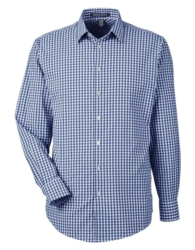 Crownlux Performance Gingham Dress Shirt