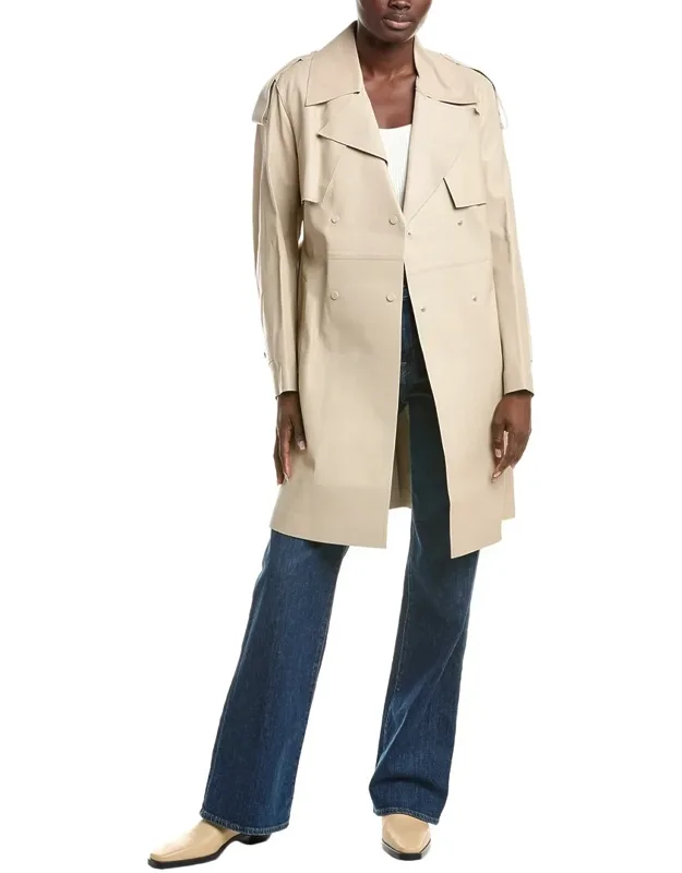 Leather Trench Coat