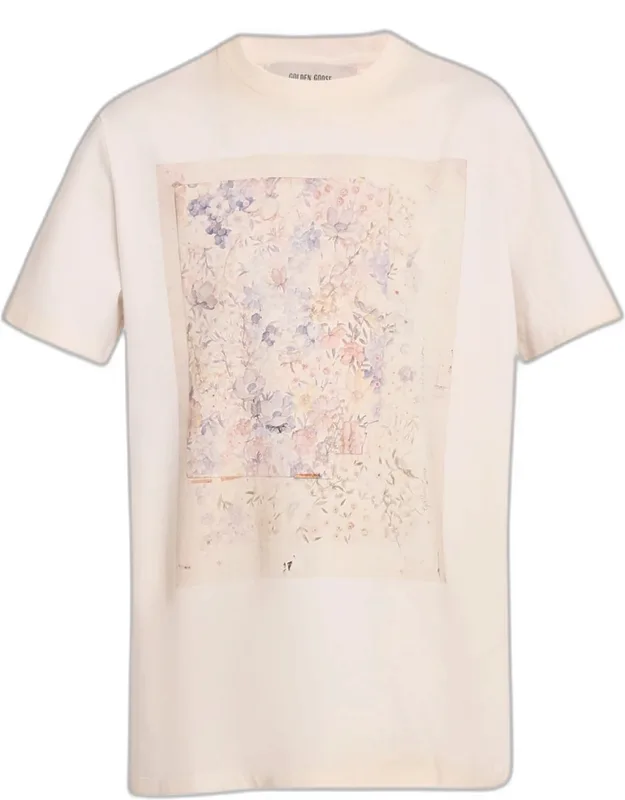Journey Floral Print Crewneck T-shirt