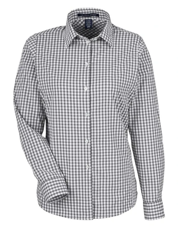 Crownlux Performance Gingham Dress Shirt