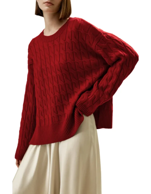 Ultrafine Merino Wool Crewneck Sweater