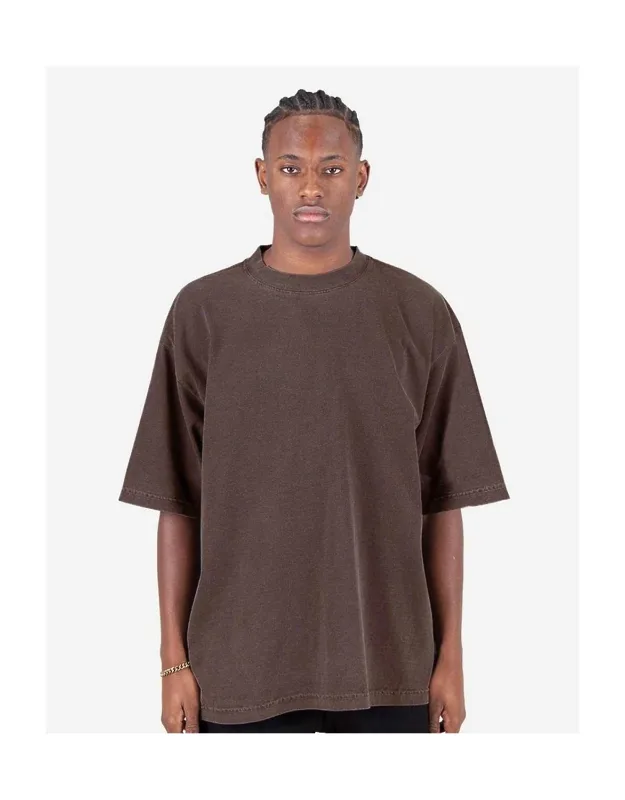 Garment-dyed Drop-shoulder T-shirt