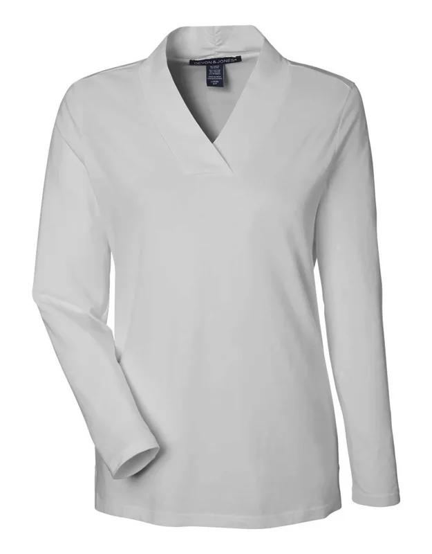 Raleigh Shawl Collar Knit Top