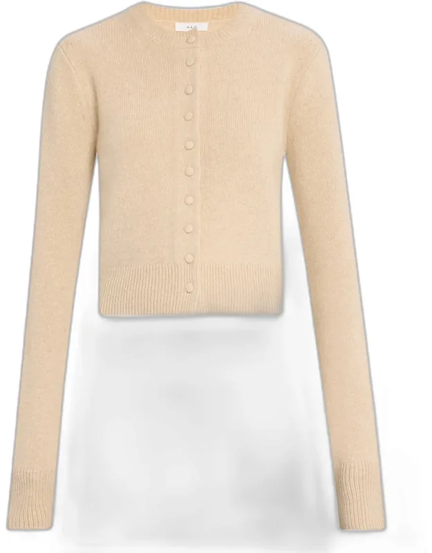 Cashmere Crewneck Cardigan