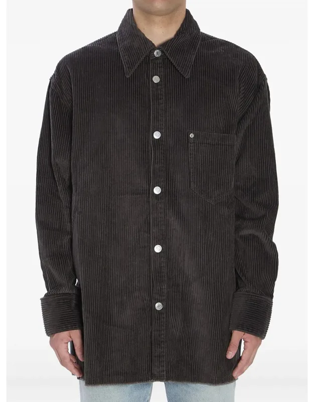 Shirt Side Slit Overshirt