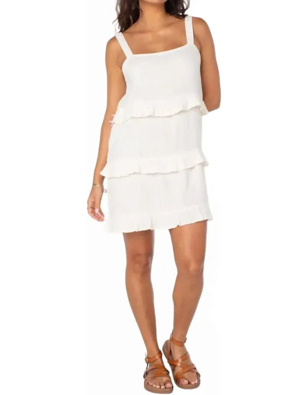 Soft Sand Mini Dress
