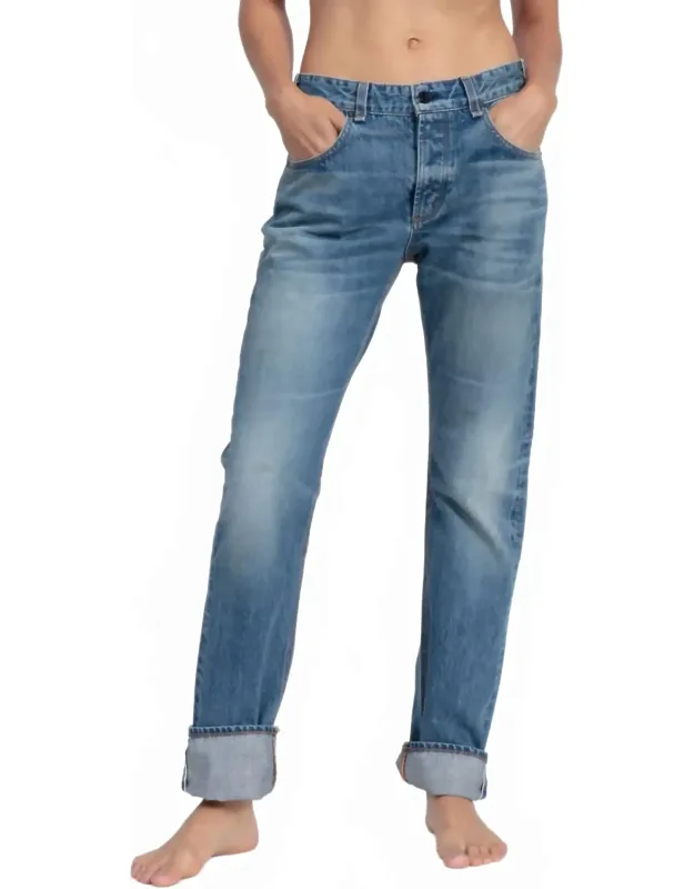 Selvage Straight Leg Jeans