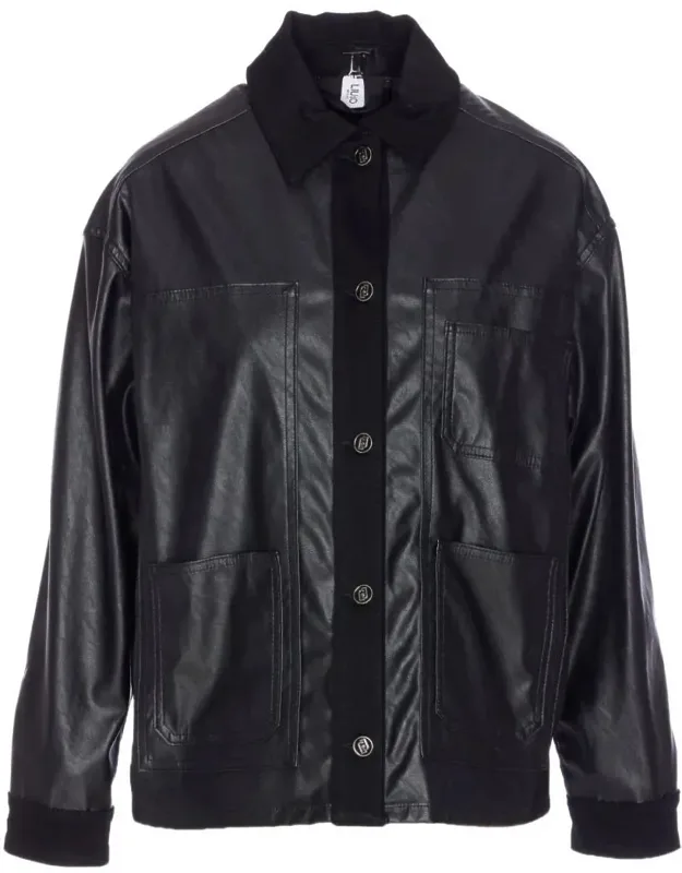 Liu Jo Coat With Front Patch Pockets And Button Fastening