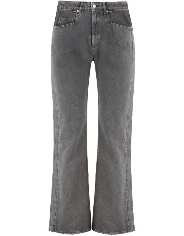 5-pocket Straight-leg Jeans