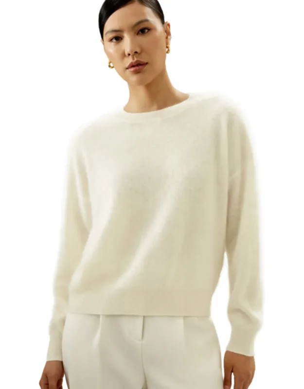 Classic Round Neck Cashmere Sweater
