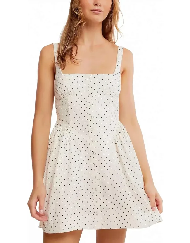 Printed Mini Dress