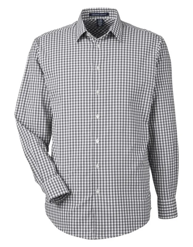 Crownlux Performance Gingham Dress Shirt