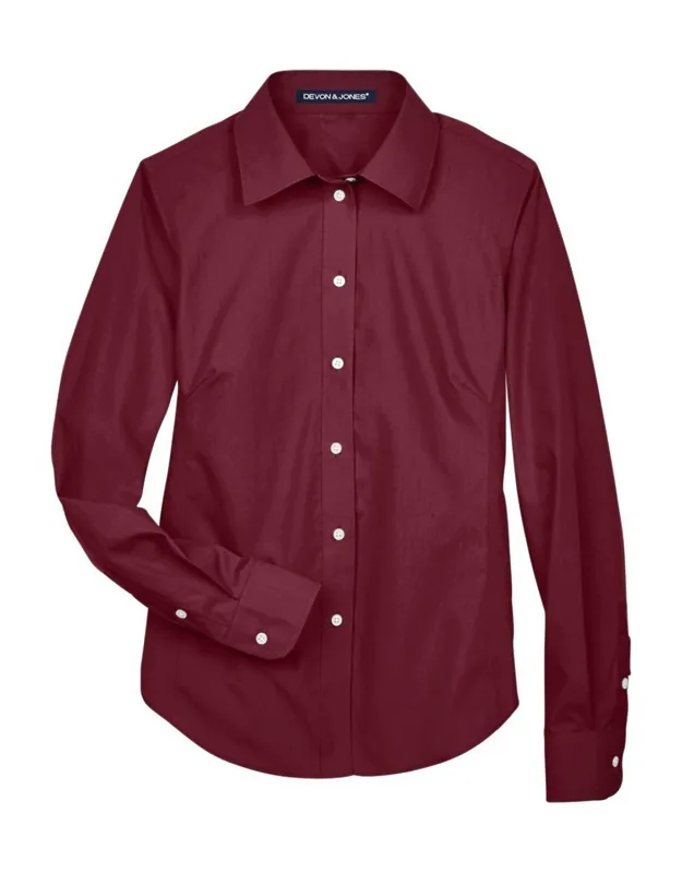 Crown Collection Broadcloth Woven Dress Shirt
