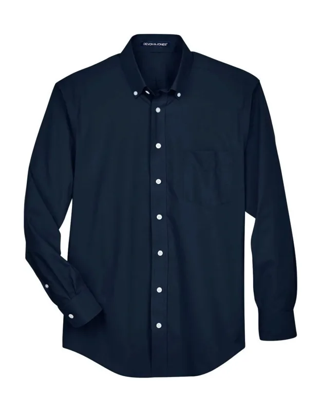 Crown Collection Broadcloth Woven Dress Shirt