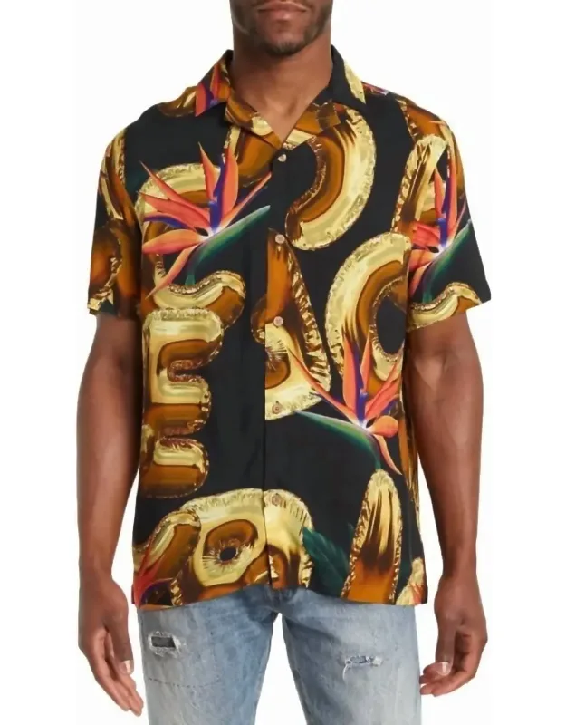 Float On Short Sleeve Woven Shirt