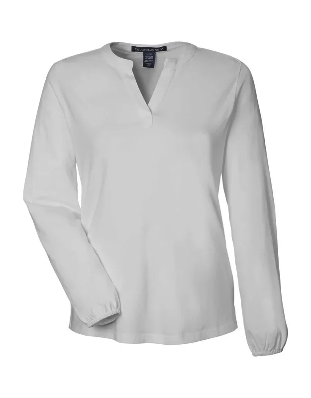 Raleigh Half-placket Knit Top