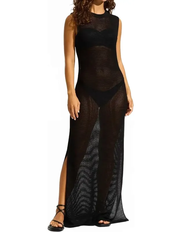 Maxi Open Knit Dress