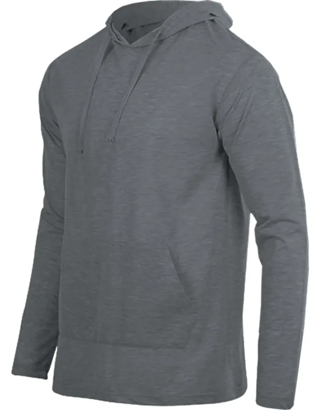 Cotton Lightweight Casual Pullover Drawstring Hoodie With Pocket