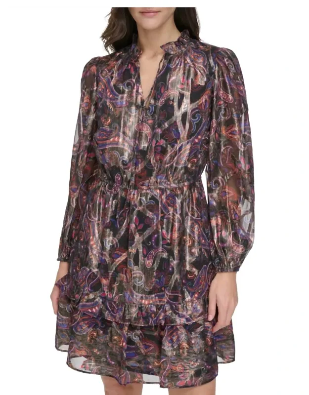 Floral Paisley Dress