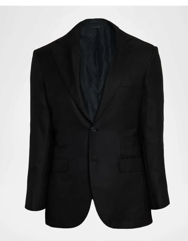 Cashmere And Silk Notch Lapel Sport Coat
