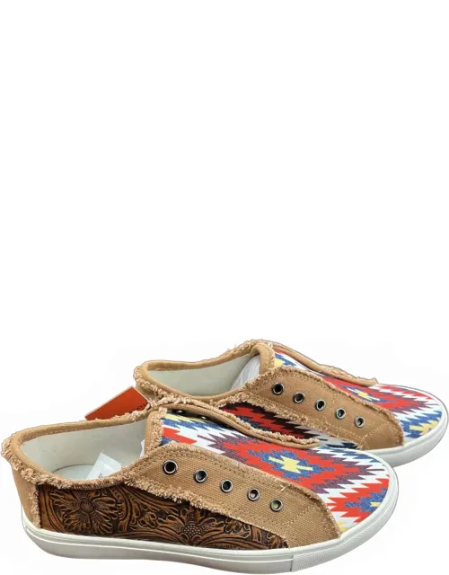 Aztec Print Canvas Shoes