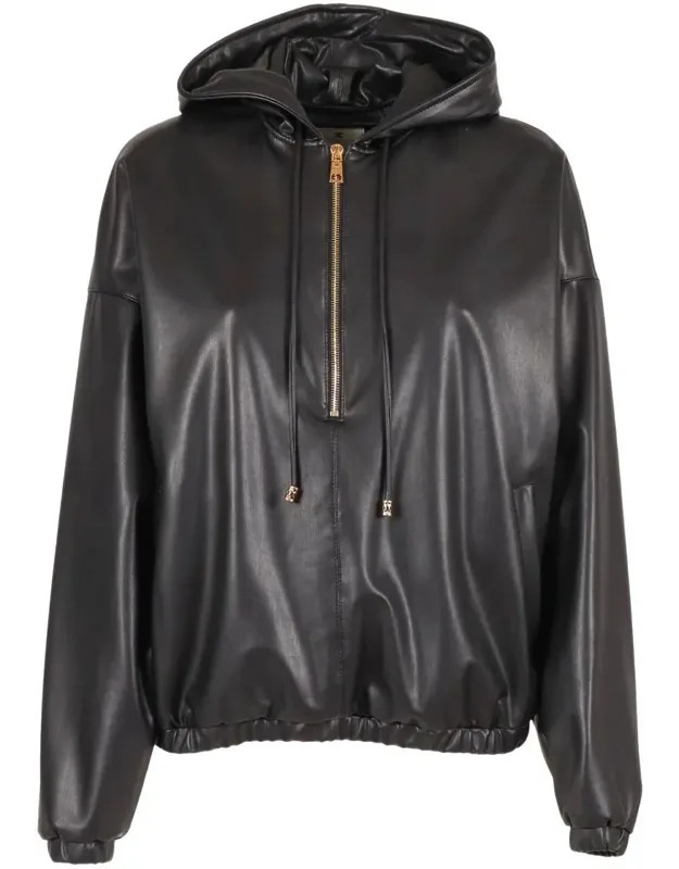 Sweater With Zip Fastening And Elasticated Hem