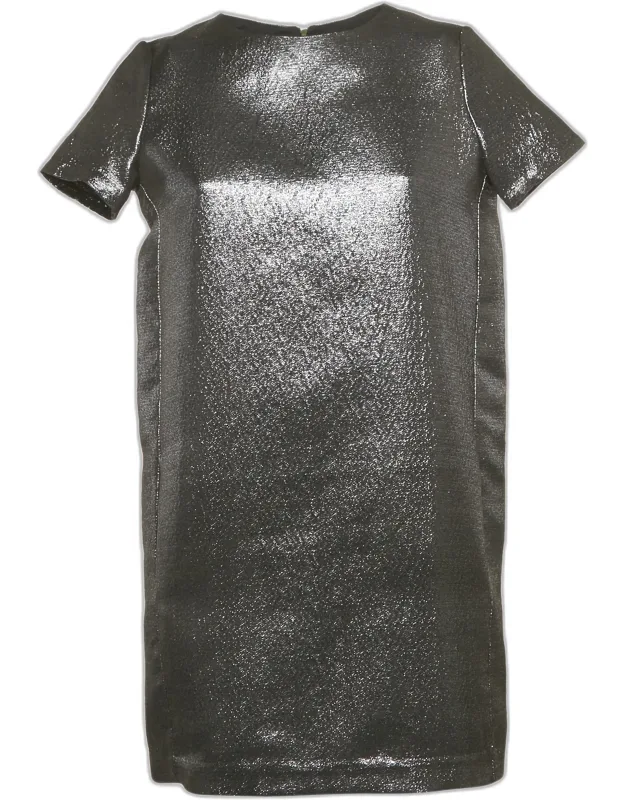 Lurex Mini Shift Dress