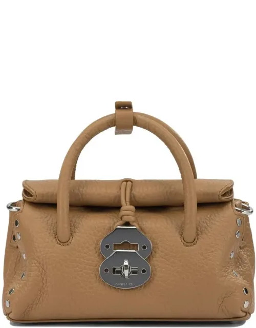 "dotta Handbag With Magnetic Roll-top Closure And Adjustable Shoulder Strap"