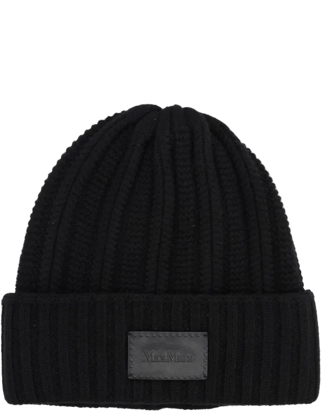 Cashmere Cap With Logo