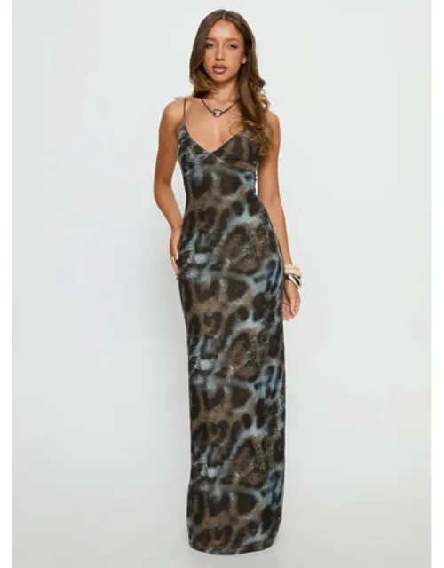 Saphrona V-neck Maxi Dress