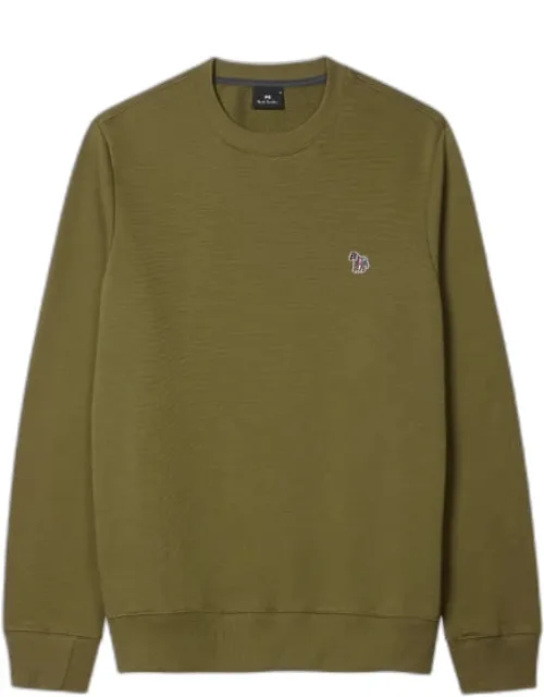 Organic Cotton Zebra Logo Sweatshirt