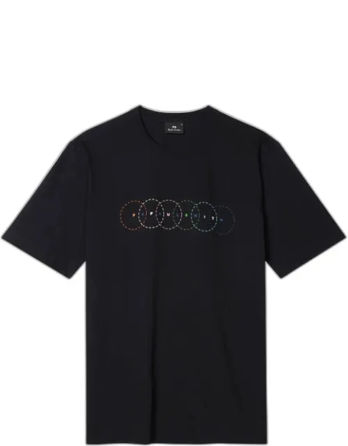 Multi Circles Print T-shirt