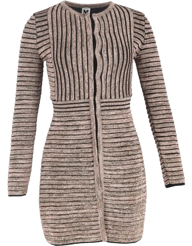 Knitted Lurex Mini Dress