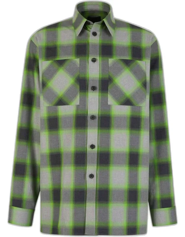 Checkered Motif Shirt